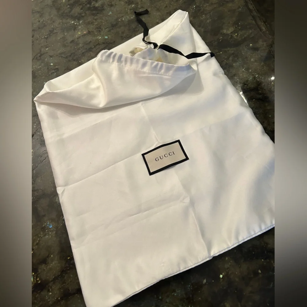 Gucci Dust Bag For Purse or Multi Items 13,5x24 White